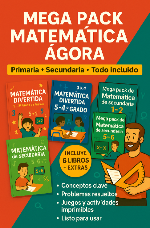 MEGA PACK Matematica AGORA (12 NIVELES + BONUS)