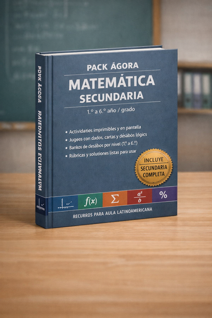 MEGA PACK Matematica AGORA (12 NIVELES + BONUS)