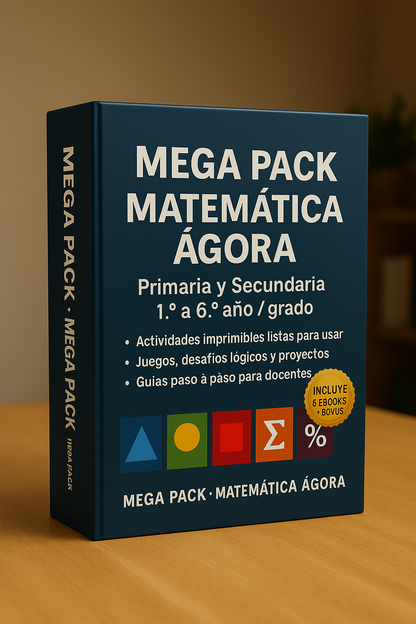 MEGA PACK Matematica AGORA (12 NIVELES + BONUS)