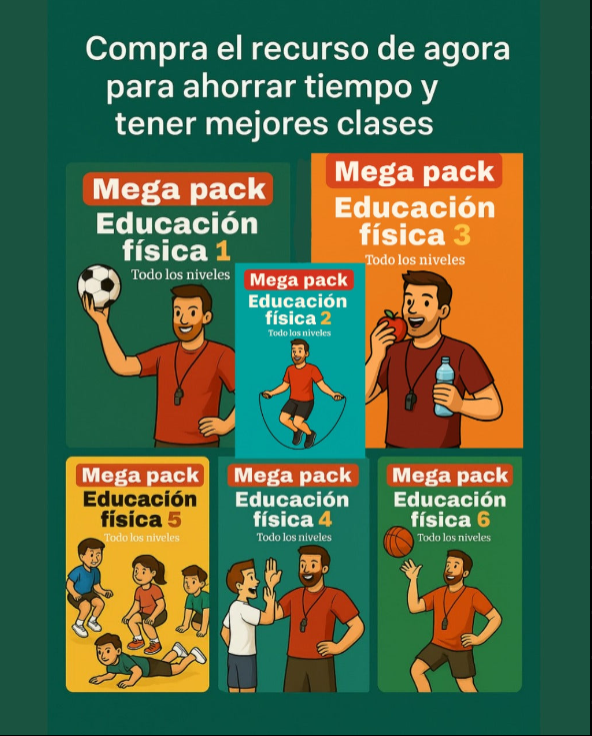 Mega PACK ED FISICA (12 Niveles + Bonos Gratuitos)