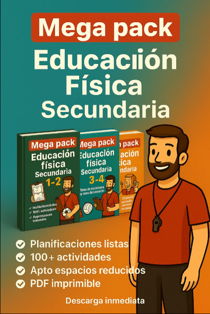 Mega PACK ED FISICA (12 Niveles + Bonos Gratuitos)